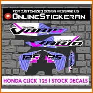 ✤ Honda Click 125i(Vario) decals