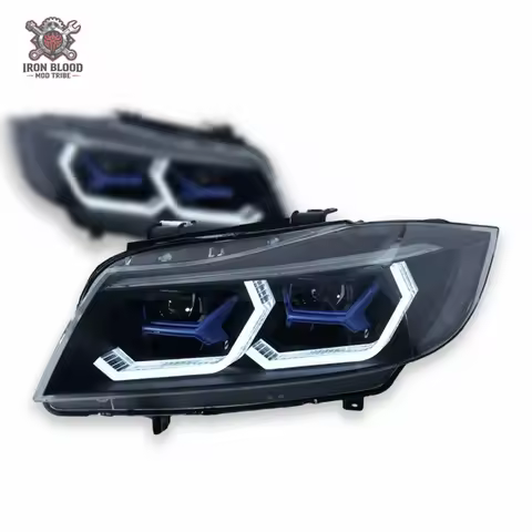 Suitable for BMW E90 LED Headlight 2005-2012 Headlights 320i 325i 318i DRL Turn Signal High Beam Ang