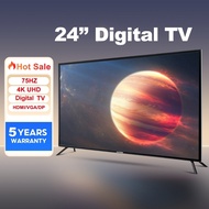 Digital TV Android TV 24 Inch Netflix TV Murah 4K LED WIFI UHD YouTube Television Dolby Audio 5 Years Warranty