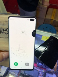 จุดและแตกแก้วไม่มีสายจอแสดงผล LCD เดิมสำหรับ Samsung Galaxy S10 Super AMOLED G973F จอแสดงผล LCD หน้า