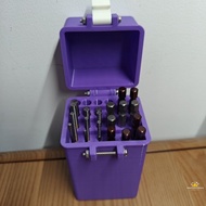 Drill Bit and Hex Bit Storage Case Organizer