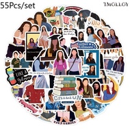 [T] 55Pcs/Set Gilmore Girls Stickers Waterproof Stickers Decal for Toys