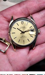 TUDOR型号75205，18k金套表