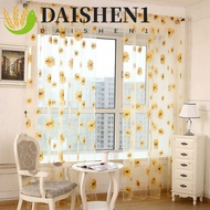 DAISHEN1 Curtain Kitchen Floral Room Balcony Home Decor