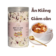 Bột Củ Sen Ngũ Cốc MỘC QUÊ Hộp 500gr. Ngũ cốc giảm cân thực phẩm dành cho người ăn kiêng