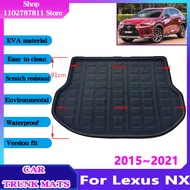 Car Trunk Mats for Lexus NX 300H NX200T NX300H NX300 2015~2021 Accessories Waterproof Protect Anti-S