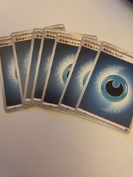 日版 PTCG Pokemon card 基本惡能量7張