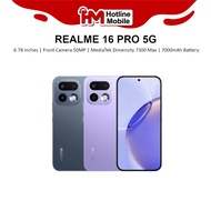 Realme 16 Pro 5G Smartphone (12GB RAM+512GB ROM) | Original Realme Malaysia