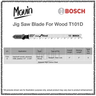 JIGSAW / JIG SAW BLADE BOSCH T101D Wood T-Shank - 5PCS/PKT