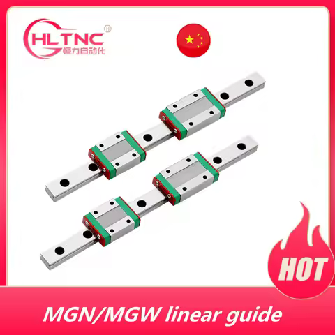 HLTNC Mini linear guide MGN7 MGN9 MGN12 MGN15 100 200 300 400 500mm+MGN9H MGN12H MGN15H MGN9C MGN12C