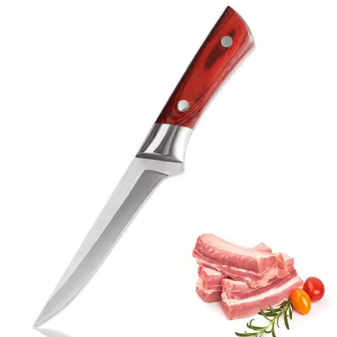 1PC Professional Kitchen Boning knife Forged boning Slicing Meat cleaver Chef's fillet knife, fishin