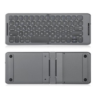 Folding Wireless Bt Keyboard Usb Type C For Windows Android Ios For
