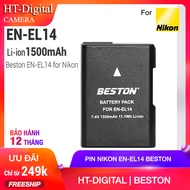 Pin máy ảnh EN-EL14 / EN-EL14A 1500mAh Beston cho Nikon D3100 D3200 D5100 D5200 P7000 P7100 D5300 (h