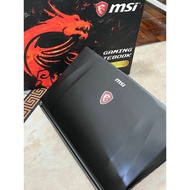 MSI i7 High end gaming laptop 7Th Gen like new with Box Orignal Charger 16Gb Ram 512Gb ssd