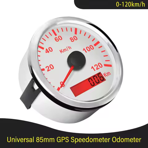 New 85mm GPS Speedometer 120KM/H 200KM/H IP67 Waterproof Speed Gauge for Car Truck SUV With Backligh
