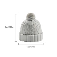 （NEW Bottle Cap)Silicone Wine Stoppers Funny Knitted Beanie Wine Caps Reusable Wine Saver Bottle Sealer Airtight Plug Dishwasher Safe Wine Cork