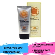 PROMO SALE  - 3W CLINIC SUNBLOCK CREAM SPF50 / ORIGINAL HQ + FREE GIFT