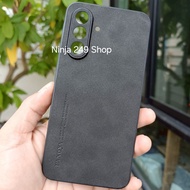 เคส สำหรับ Samsung A56 5G แบบซิลิโคนกันกล้อง+ลายหนังกลับ #Samsung A56 5G