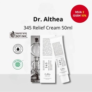 Dr. Facial Moisturizer Althea 345 Relief Cream 50ml Newest Ceramide