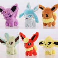 Pokémon Plush Doll Key Chain Schoolbag Pendant Eevee Flareon Jolteon Leafeon Espeon Glaceon Charizar