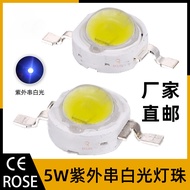 10pcs High Power 5W UV LED Beads Dual Core 365nm 405nm 430nm & White Curing Lighting