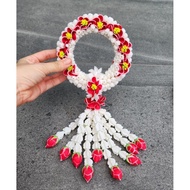 Garland Jasmine Rose Clay Large Size Length 9.5" 11" Artificial Flower Garland Flower Decoration