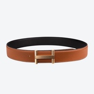 CK Aima Men's Leather Belt Wholesale Letter Pure Cowhide Retro Young Men's Belt Double-Sided Busines