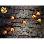 Screaming Pendant Light String Halloween Haunted House Decoration Props 10 Lights