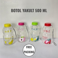 YAKULT-SHAPED DRINKING BOTTLE SIZE 500ML - Fruit-Shaped & Fresh Drink Design 500ml Capacity for Ever