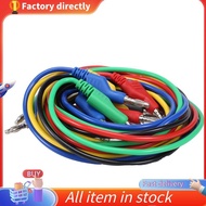 In stock-5PCS Stackable Banana to Banana Plug Test Leads Soft Electrical Test Cable Wire 3.3Ft/1M fo