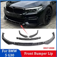 Car Front Bumper Lip For BMW 5 Series G30 G31 520i 530i 540i M-Sport 2017-2020 Spoiler Splitter Diff