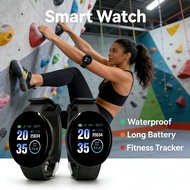 Sports Watch 1.44 Inch Watch Heart Rate Monitor Sleep Monitor Blood Pressure Smart Watch Round Scree