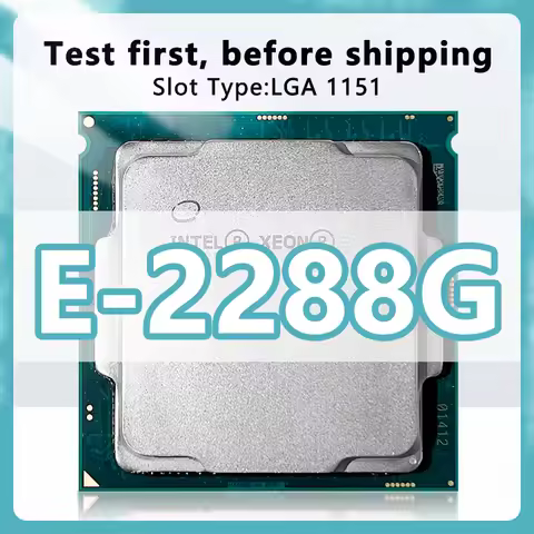 Xeon E-2288G CPU 8 Cores 16 Threads 3.70GHz 16MB 95W DDR4 LGA1151 For C246 Chipsets Server motherboa