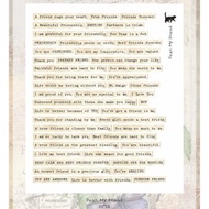 給我的朋友 20 張 - DYMO 標籤機字體 (藍獅子) (suyeon)