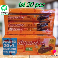 Wafer Superstar 1 Pak - Box Dus - 20 Pcs - Coklat Mayora Promo Murah