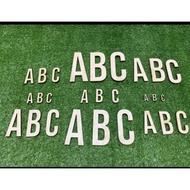 KAYU Thick Minimalist Wooden Letters Custom Wooden Numbers Custom Room Numbers