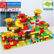 FUNToy Marble Race Run 168pcs Bulding Blocks Balok Susun Track Slide Ball / Veriety Slide Blocks 168