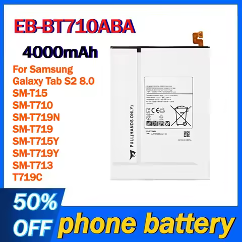 EB-BT710ABA 4000mAh Tablet Battery For Samsung Galaxy Tab S2 8.0 SM-T15 SM-T710 SM-T719N SM-T719 SM-