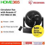 Iris Ohyama Circulator Fan with Remote 6" PCF-MKC15
