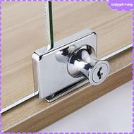 [JoyDIY] Glass Display Cabinet Lock Glass Showcase Suitcase Door Lock with two keys