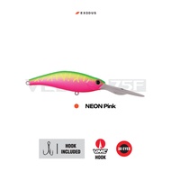 Exodus Veden 75F Lure - Neon Pink