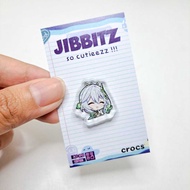 Jibbitz Anime Acrylic Sandal Decoration Accessories Baim Genshin Impact Naruto Bokuno Hero One Piece