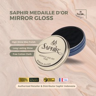 Saphir Mirror Gloss | Navy Blue 75gr | Medaille D-ShapedOr | Leather Shoe Polish with Glass Effect￼