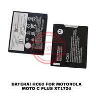 BATERAI MOTOROLA HC60 BATRE BATTERY MOTO C PLUS XT1726 ORIGINAL