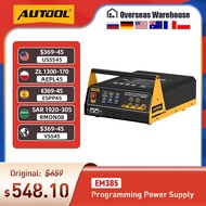 AUTOOL Programming Power Supply Jump Starter 400A Auto Battery Repair Real-time EM385 Car Regulator 