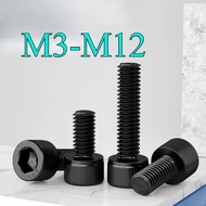 Hex Socket Cap Head Screws 12.9 Grade High Tensile SHINY SURFACE Allen Bolt DIN912 Skru M3/M4/M5/M6/