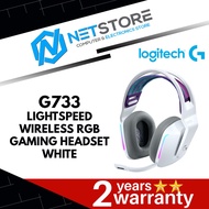 LOGITECH G733 LIGHTSPEED WIRELESS RGB GAMING HEADSET WHITE - 981-000886