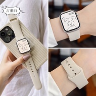 适用于iwatch表带S硅胶SE苹果手表手表带applewatch运动代for iwatch strap S silicone S小念饰品阁20260115