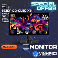 MSI MAG 273QP QD-OLED X24 Monitor (27inch/WQHD/QD-OLED/240Hz/0.03ms)