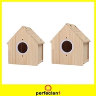 [Perfeclan1] Bird Breeding Box Cage Accessories for Bird Viewing Clear Multifunctional Cage Bird Nest Bed for Conures Lovebirds